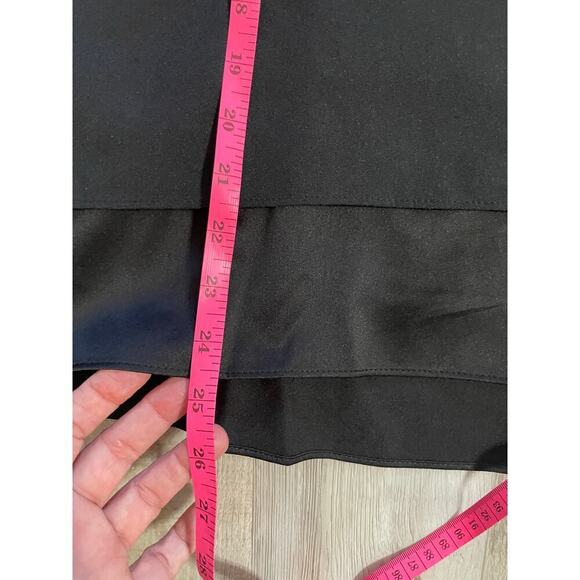 WHBM size Medium halter style black tiered top - Picture 7 of 11